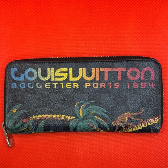 Louis Vuitton Damier Cobalt Jungle Brazza Wallet - Limited Edition - Picture 3 of 16